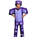 Miniatyrbild 1 av 2: Vuxen My World Rollspel Kostym Jumpsuit Dräkt Rustning Karaktär Dräkt Scenframträdande-Perfekt Costume B S 105-115cm