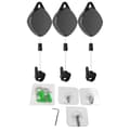 3/6 st Ljudlös VR Kabelhantering Trissa System Kompatibel med HTC Vive Rift S PS Kompatibel med Windows VR Tillbehör - Perfet
