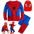 Miniatyrbillede 1 af 4: Børn Drenge Spiderman Cosplay Kostume Maske Superhelte Fancy Dress Festtøj M(4-5 år) - Perfet
