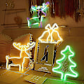 Miniatyrbillede 4 af 5: LED neon lys farverige regnbue neon lys til værelse hjem fest bryllup dekoration julegave neon lys-Perfet Rainbow 2(30*16cm)