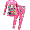 Miniatyrbillede 1 af 2: Roblox Børnepige Pyjamasæt Sovepiger Pyjamas Sovepiger Topper Bukser - Perfet Rose Red 8-9Years