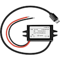 Miniatyrbild 1 av 5: 1 Styck Vattentät 12V till 5V 3A Konverterare, Typ C USB C DC-DC Spänningsomvandlare Strömförsörjning Kompatibel med Raspberry Pi 4, Mobiltelefon, Bil - Perfekt