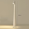 Miniatyrbilde 6 av 6: Trådløs bordlampe, oppladbar led bordlampe for innendørs utendørs bruk- Perfet 17.7 In 17.7 In Matte White