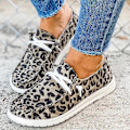 Miniatyrbild 2 av 3: Damskor Pumps Ballerina Båtskor Slip On Casual Loafers AMS-Perfet Leopard 39