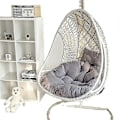 Miniatyrbilde 5 av 5: Balkong Kontor Hage Gyngestol Rattan Stoler Putene Sving Hengekurv Stol Pute Eggstol Hengekøye Pute-Perfekt 38x38x5cm