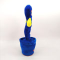 Miniatyrbilde 6 av 6: Poppy Playtime Huggy Wuggy Elektrisk dansende snakkeleker - perfekt Blue