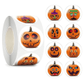 Pikkukuva 1 / 6: Pumpkin picks,halloween Pumpkin Tarrat Halloween Pumpkin Expression Tarrat Kurpitsa Tarrat Rulla Halloween Tarrat - Perfet