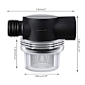 Miniatyrbillede 3 af 3: 1/2 tommer Slange Vandpumpe Vandingssi  Vandpumpe Filter til Campingvogne Både - Perfekt A
