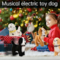 Miniatyrbild 3 av 5: Elektrisk Leksakshund som Skäller med Musik Plysch Simuleringshund Djurmodell Pojkflicka Leksak-Perfekt style 5