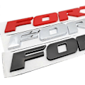 Miniatyrbild 3 av 5: 3D Bokstavs Emblem Bagageutrymme Styling Logotyp Dekal Baklucka för Fortuner - Perfekt 1PC Red
