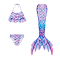 Miniatyrbillede 1 af 3: Fishtail badedragt til børns strand bikini havfrue badedragt 4-5 år gammel- Perfet 4-5 years old 110#