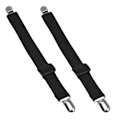 Miniatyrbilde 3 av 5: Usynlig stropp duk klips feste duk fiksering klips justerbar elastisk piknik duk klips - Perfekt Black