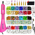 Miniatyrbild 1 av 5: Strass-sättare, applikationsverktyg, Hot Fixed Wand Bedazzler Kit, 4080 st, Ab Crystal, Klar-Perfet