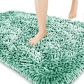 Miniatyrbild 1 av 5: Extra Tjock Premium Badrumsmatta Halkfri Mjuk Badrumsmatta - Perfekt Light Gray 40x70cm