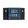 Pikkukuva 1 / 5: 100A MPPT Aurinkolataussäädin 12/24V Automaattitarkennus Aurinkopaneelisäädin Akku Älykäs Säädin 4 USB-ulostulolla Säädettävä-Perfet 30A