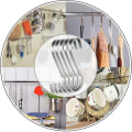 Miniatyrbild 4 av 6: 20-pack multifunktionshängande S-krokar Rostfritt stål S-formade krokar S-krok för badrum sovrum kontor kök - Perfet
