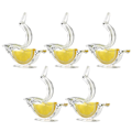 Miniatyrbillede 1 af 3: 5 stk. Citronpresser Clip Akryl Manuel Citronskivepresser Praktisk Transparent Frugtpresser til Hjemmet - Perfekt