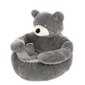 Pikkukuva 1 / 4: Karhunkokoinen Puoliavoin Lemmikkivuode Pehmeä Plussipehmuste Luistamaton Univuode Lemmikkieläimille-Perfet Gray 46CM