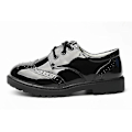 Miniatyrbild 3 av 4: Pojkar Stängda Tå Oxfords Formella Dagliga Klänningskor Låga Loafers-Perfet Lace Black EU 25
