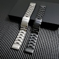 Miniatyrbilde 5 av 5: Hurtigmontert Titan + Rustfritt Stål Rem for Garmin Fenix 7x 7/6 6x Pro 5x Plus Rem Marq/enduro Belte Armbånd - Svart - Perfet Black 22mm
