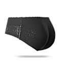 Pikkukuva 1 / 5: Naisten pehmustetut push up -alushousut, jotka kohottavat lantiota ja muotoilevat vartaloa, teko-takapuoli - Perfet Low-waist 139black L