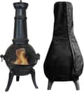 Utomhus Chimenea Skydd, 210D Oxford Tyg, Vindtät Design-Perfekt