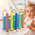 Miniatyrbilde 5 av 6: Tretall som teller datamaskinramme Babybursdagsgave - Perfet Colourful