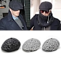 Miniatyrbild 1 av 2: 2024 Peaky Blinders Hatt Newsboy Flat Cap Herringbone Tweed Ull Baker Boy Gatsby-Perfet Gray XL
