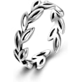 Miniatyrbilde 1 av 6: ringer kvinner,Justerbar Bladring Oliven Delt Ring Dame Menn - Perfet