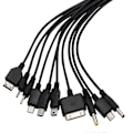Miniatyrbillede 1 af 2: USB Datakabel 10 i 1 Universal til Multi-stik Mobiltelefonoplader Datakabel USB Datakabel Mobiltelefontilbehør - Perfet