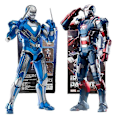 Miniatyrbilde 3 av 5: ZD toys Iron Man Action Figur Iron Patriot MK1-7 MK17 MK33 MK85 MK30 War Machine Legends Avengers Tony Stark Samleleke Gave-Perfekt MK30