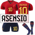 Miniatyrbillede 2 af 3: 22-23 Qatar VM panien Hjemmefodboldtrøje Træningsdragt - Perfet ASENSIO 10 S