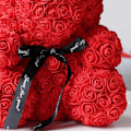 Miniatyrbilde 4 av 6: 25cm Teddy Bear av Rosor Red red- Perfet red