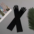 Miniatyrbilde 4 av 5: Voksen Over Albue Stretch Lange Spandex Opera Hansker - Perfekt BK