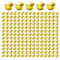 Miniatyrbilde 5 av 10: 100/200 stk Mini Rubber Ducks Miniature Resin Ducks Gul Tiny D- Perfet 100pcs yellow 100pcs
