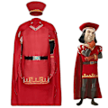 Pikkukuva 1 / 5: Lord Farquaad Cosplay -asu aikuisille ja lapsille Halloween-karnevaaliasuun sarja - Perfet 2XL