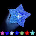 Miniatyrbilde 3 av 5: PVC Nattelys Stjerneformet Lys Barnegave til Ferie og Bursdag - Perfekt Red light-handheld 20CM