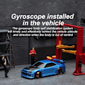 Pikkukuva 3 / 5: Turbo Racing 1:76 C64 Drift RC-auto gyro-ohjauksella, täysin verrannollinen, RTR-setti kk-Perfet Blue