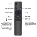 Miniatyrbilde 8 av 9: Fjernkontroll for Samsung Smart TV - Universal erstatningskontroll Svart black