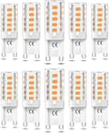 10 G9 dimbara LED-lampor, 5W varmvit 3000K, motsvarande halogenlampa, AC110/220V