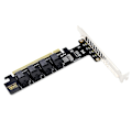Miniatyrbild 5 av 5: 4.0 PCI-E X16 till 4-port SFF-8643 U.2 NVME expansionskort för SFF-8639-Perfet