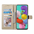 Pikkukuva 2 / 5: Yhteensopiva Samsung Galaxy A24 4G (162,1 x 77,6 x 8,3 mm) -puhelinmallin kanssa, nahkainen lukollinen lompakkokotelo jalustalla - Perfet Apricot