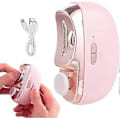 Miniatyrbild 1 av 5: Automatisk nagelklippare med ljus, elektrisk automatisk nagelsax, elektrisk nagelklippare för barn, USB elektrisk nagelklippare, elektrisk nagel-Perfet