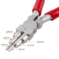 Pikkukuva 2 / 10: 3 kpl set Professional 6 in 1 -lukituspihdit Nylon Pihdit Kaarevat kärkipihdit korujen valmistukseen