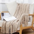 Miniatyrbilde 1 av 2: Myk Strikket Teppe, Sofateppe - Perfekt Khaki 130*180cm