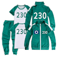 Pikkukuva 1 / 2: Squid Game 2 pelaajan cosplay-asu, verryttelypuku, täydelliset vaatesetit - Perfekt No.230 140cm