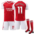 2025-2026 Arsenal Hemmadräkt för barn (inklusive #11 Martinelli strumpor) No.11 26