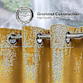Miniatyrbillede 4 af 4: Luksuriøse termisk isolerede gardiner, tykke, solide, effektive mørklægningsgardiner - Perfekt Golden Yellow W 59x H 98 150cm*250cm