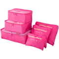 Miniatyrbild 2 av 8: 6-pack resväska Organizer Resekläder (rosa) - Perfet rose