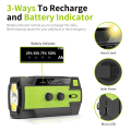Pikkukuva 4 / 10: 4000 mAh kampiradio aurinkokennolla ja power - Perfet black